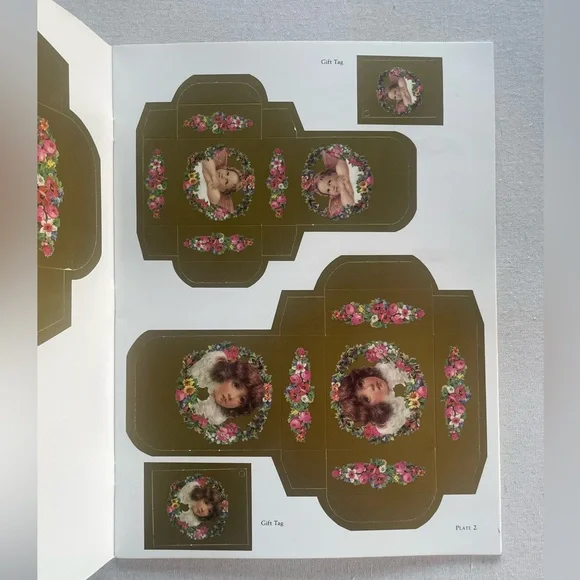 Angels Punch-Out Gift Boxes Nine Boxes with Matching Gift Tags Vintage 1994 Book - Picture 4 of 8